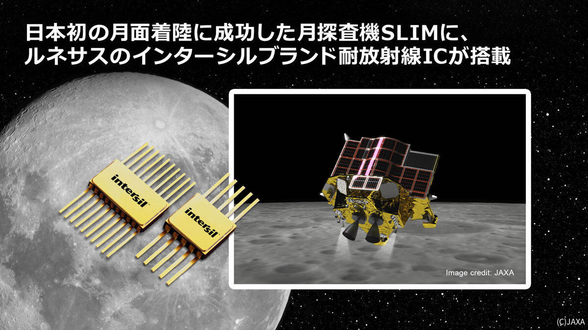 耐放射線ICとJAXAの月着陸実証機「SLIM」