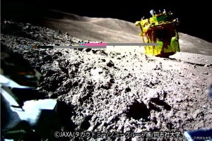 タカラトミーのSORA-Qが月面でSLIMの撮影に成功、LEV-1とともに日本初の月面探査ロボットに
