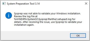 Windows 10で更新プログラム「KB5034912」適用後にSysprepがエラーになる問題発生