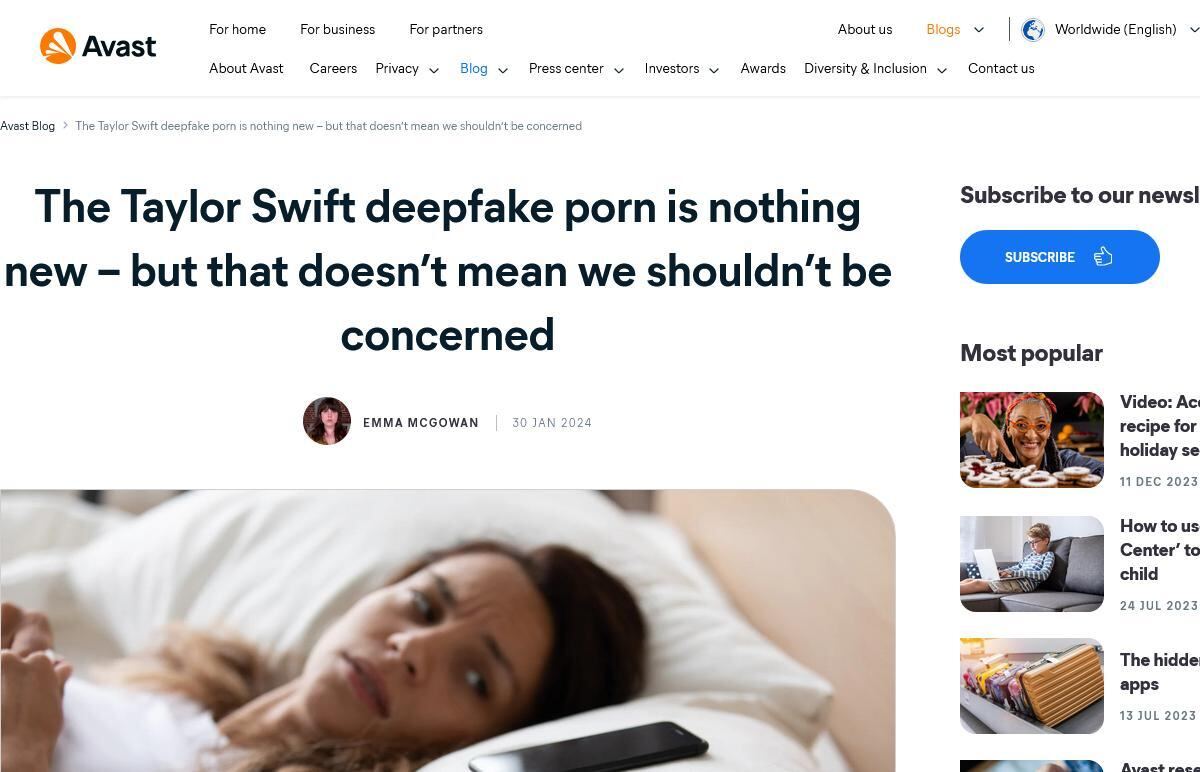 The Taylor Swift deepfake porn is nothing new – but that doesn’t mean we shouldn’t be concerned