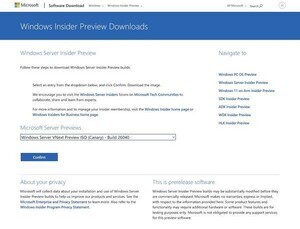 Windows Server 2025のプレビュー版ISOイメージのダウンロード方法