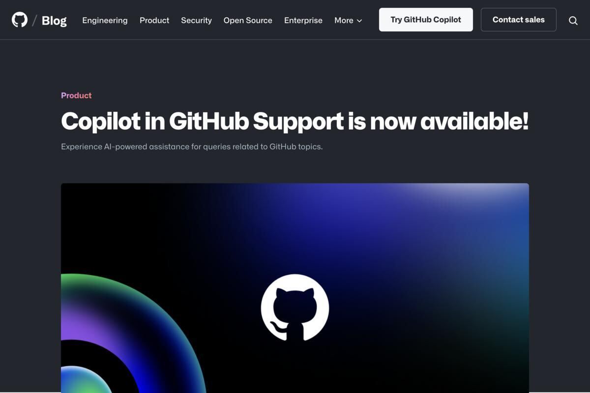 Copilot in GitHub Support is now available! - The GitHub Blog