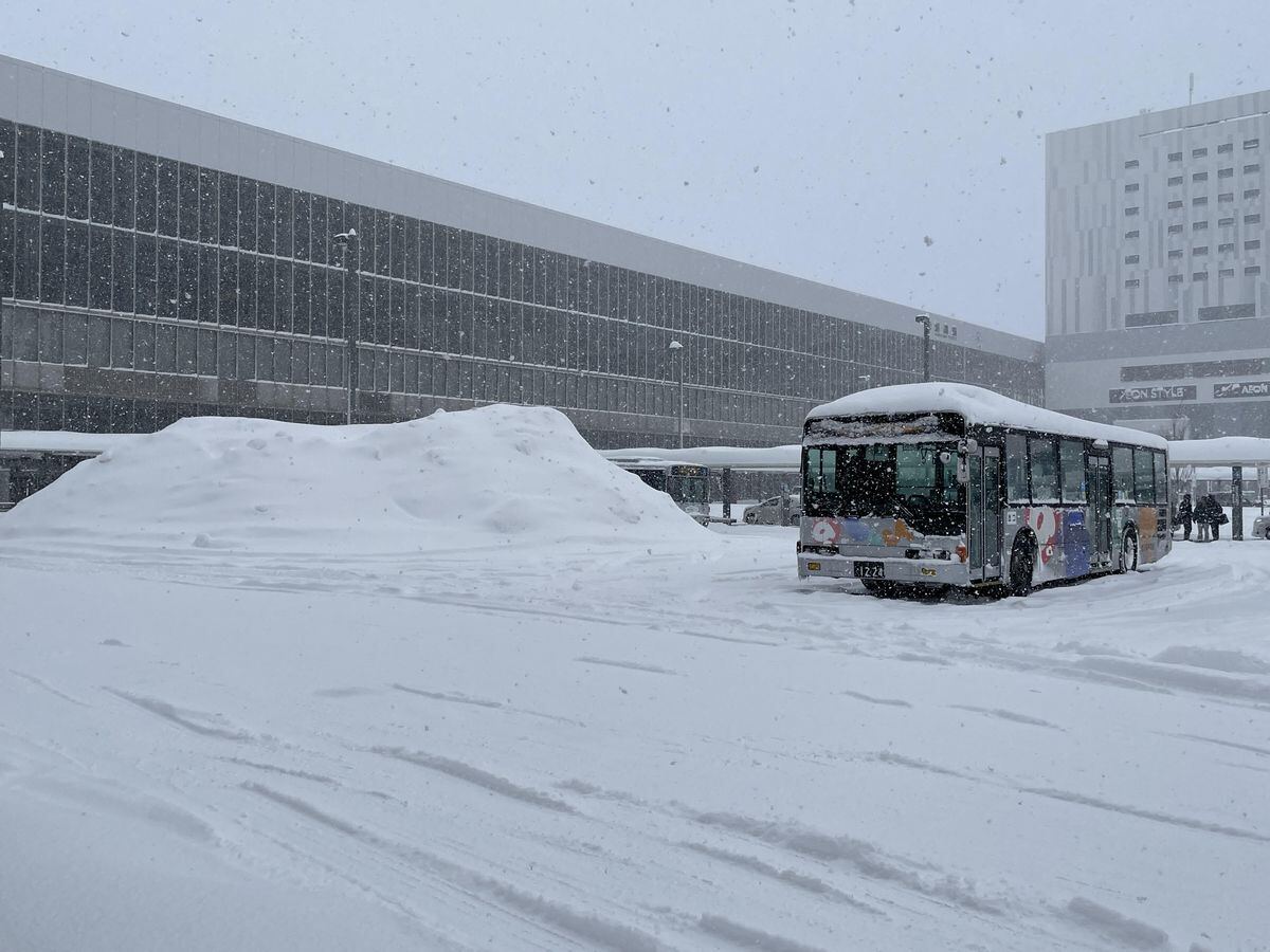 旭川の町の様子