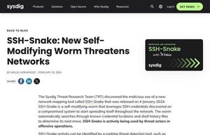 サイバー攻撃への悪用を確認、ファイルレスSSHツール「SSH-Snake」に注意を