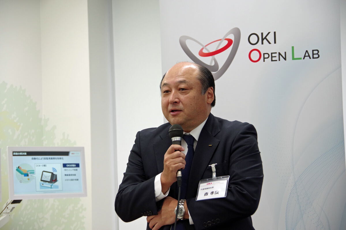 OKI 代表取締役社長 森孝廣氏