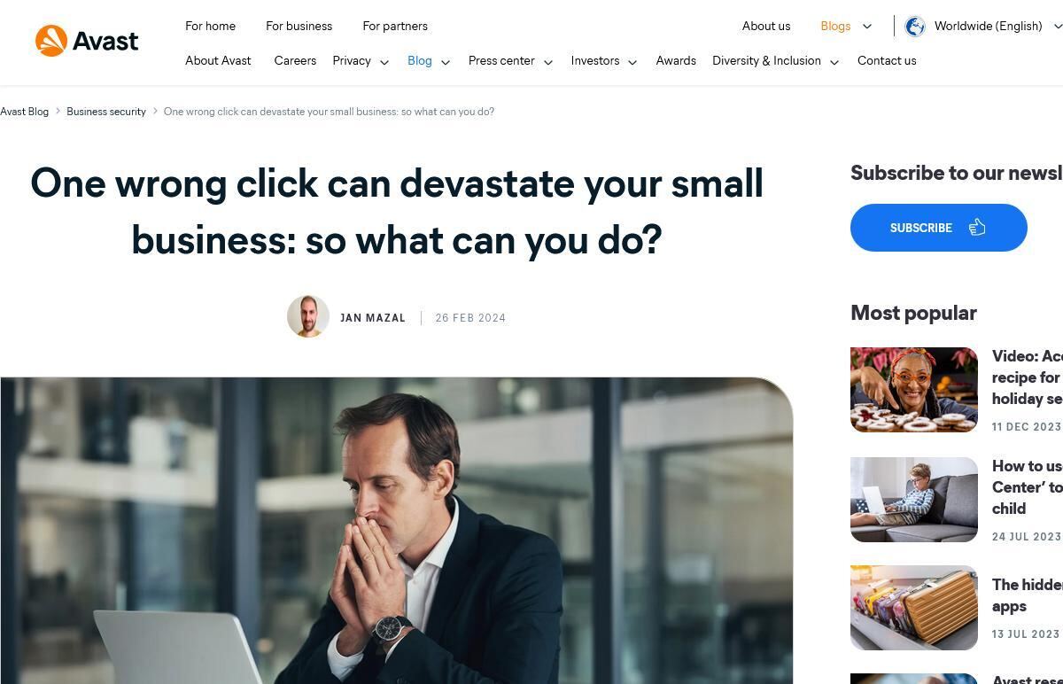 One wrong click can devastate your small business: so what can you do?