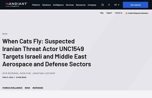 イランの脅威アクター、航空宇宙や防衛産業を狙ってサイバー攻撃