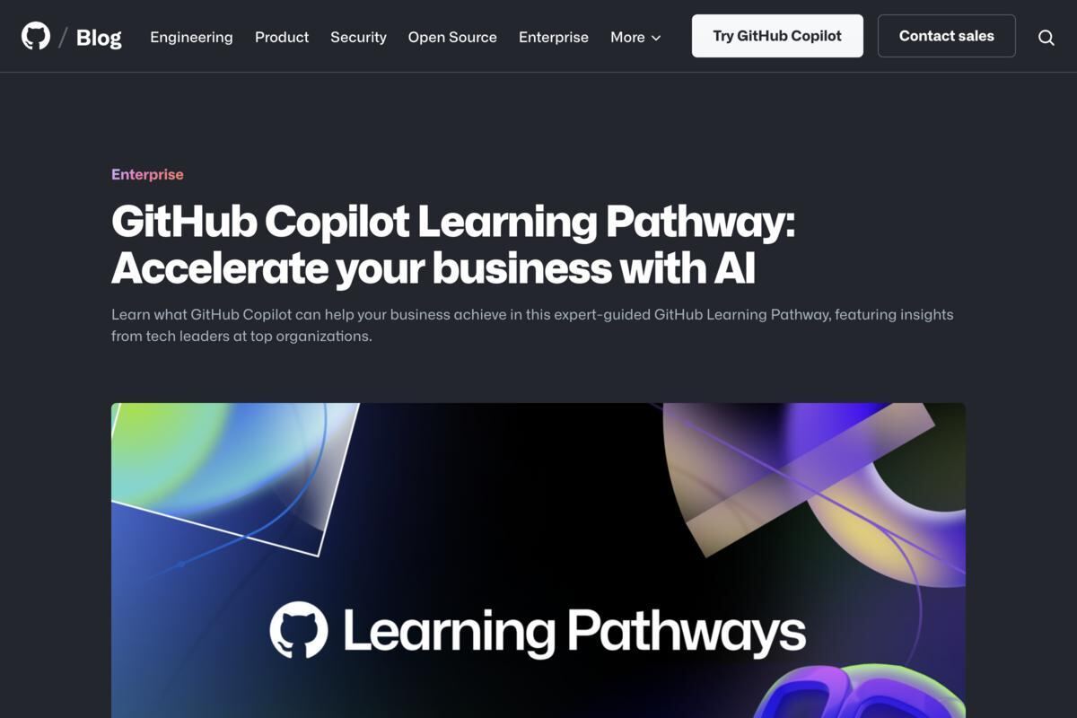 GitHub Copilot Learning Pathway: Accelerate your business with AI - The GitHub Blog