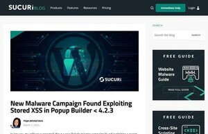 WordPressの人気プラグイン「Popup Builder」の脆弱性悪用、被害が拡大