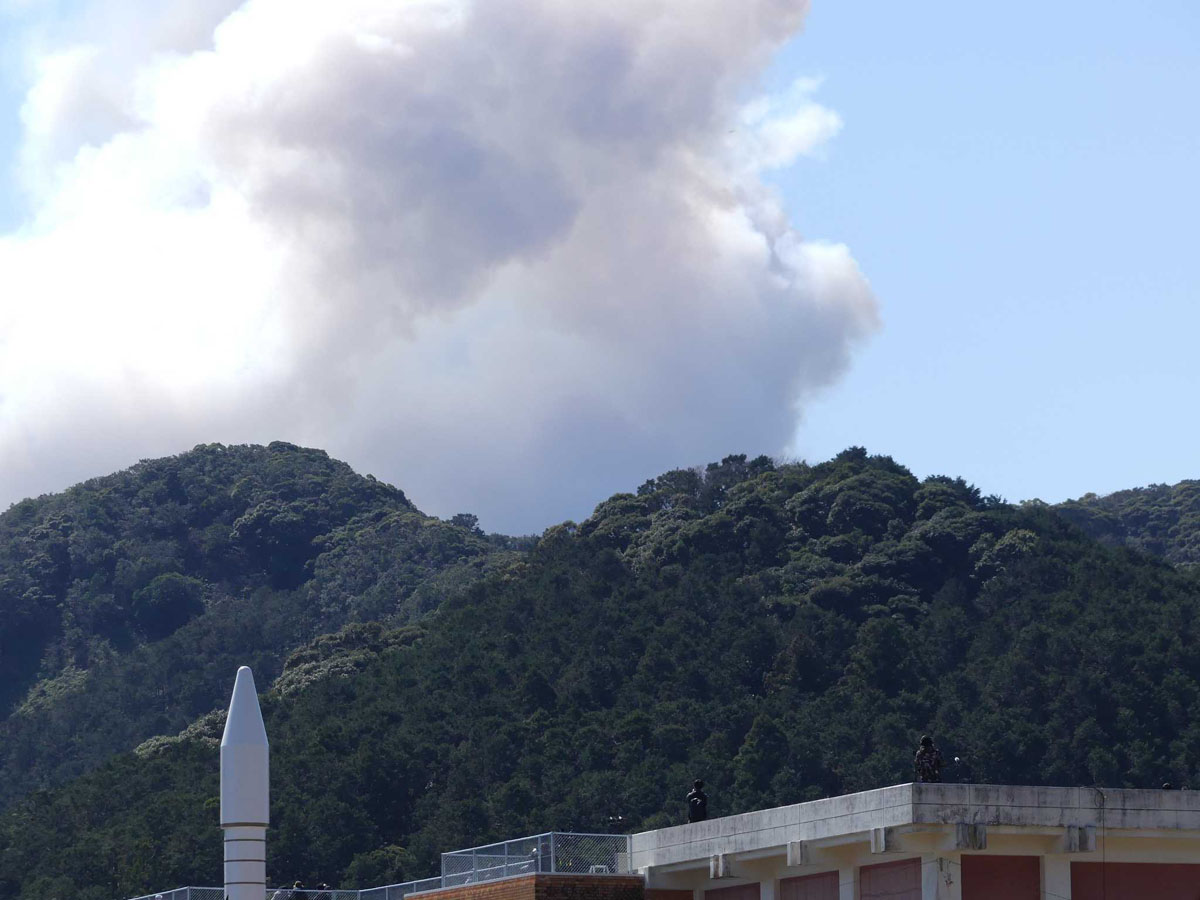 「カイロスロケット初号機」の打ち上げ