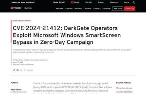 Microsoftのセキュリティ機能をバイパスするマルウェア「DarkGate」に注意