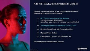 Microsoft、コンタクトセンターにおける生成AIの活用でNTTデータと提携