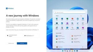 Windows 10のサポート終了を警告する全画面ポップアップ開始、Microsoft