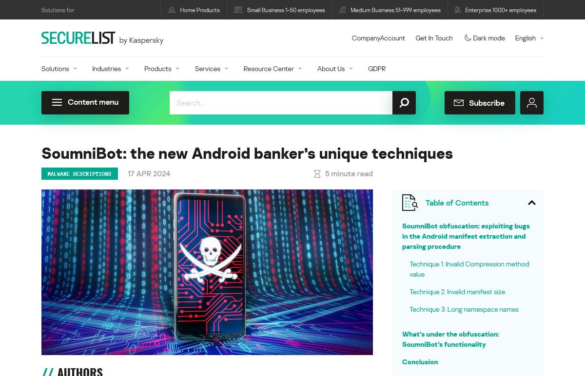 Analysis of the SoumniBot Android banker｜Securelist