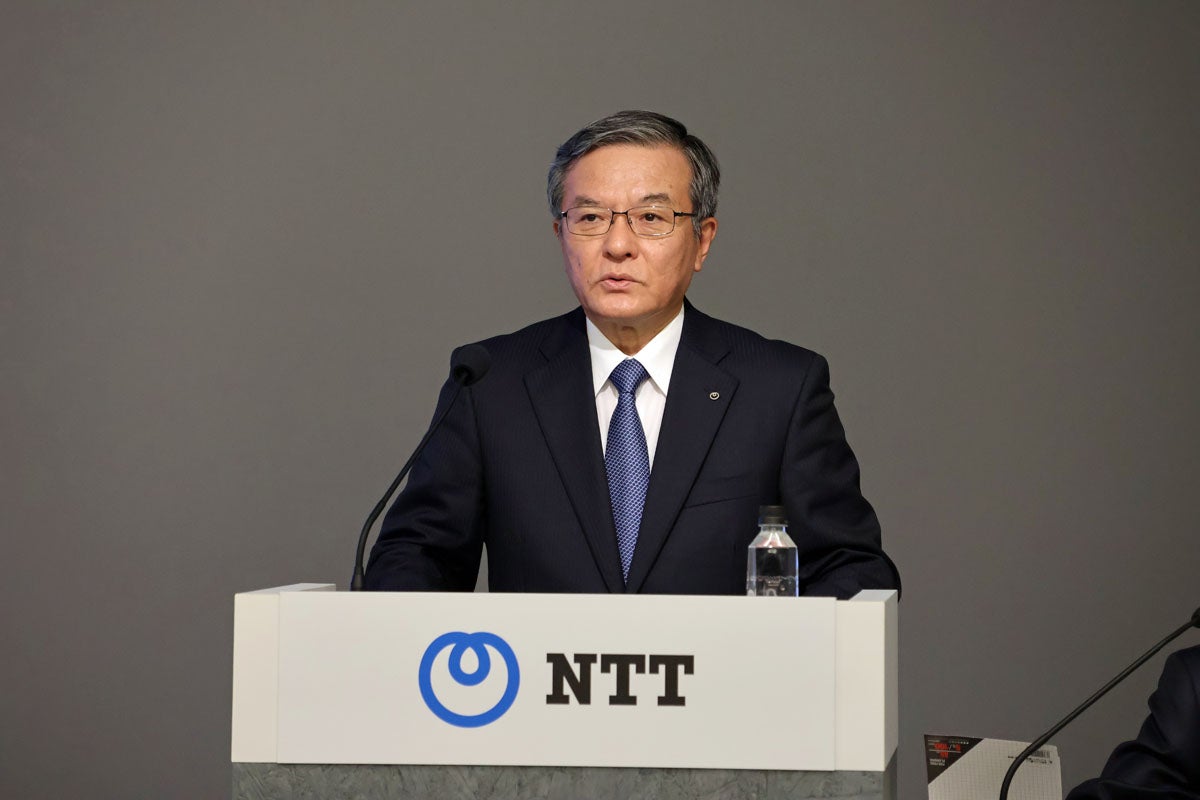 NTT 代表取締役 社長 島田明氏