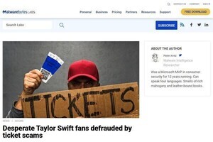 オンラインチケット詐欺、90%はFacebookから始まる - 注意を