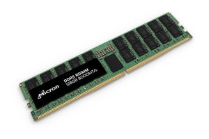 Micron、32GビットDRAMダイベースの128GB DDR5 RDIMMの出荷を開始