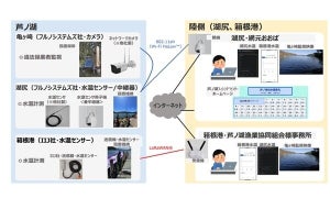 NTT東日本ら、芦ノ湖で無線通信を活用したデジタル監視・管理の実証を開始