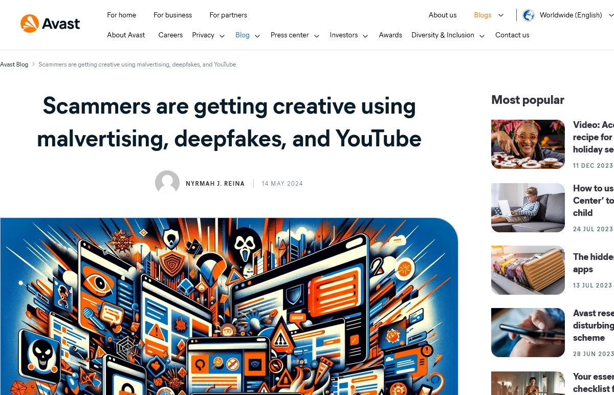 Scammers are getting creative using malvertising、deepfakes、and YouTube