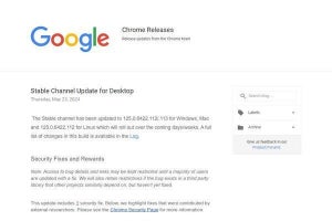Google Chrome、セキュリティアップデート公開  - 今月4回目のゼロデイ脆弱性