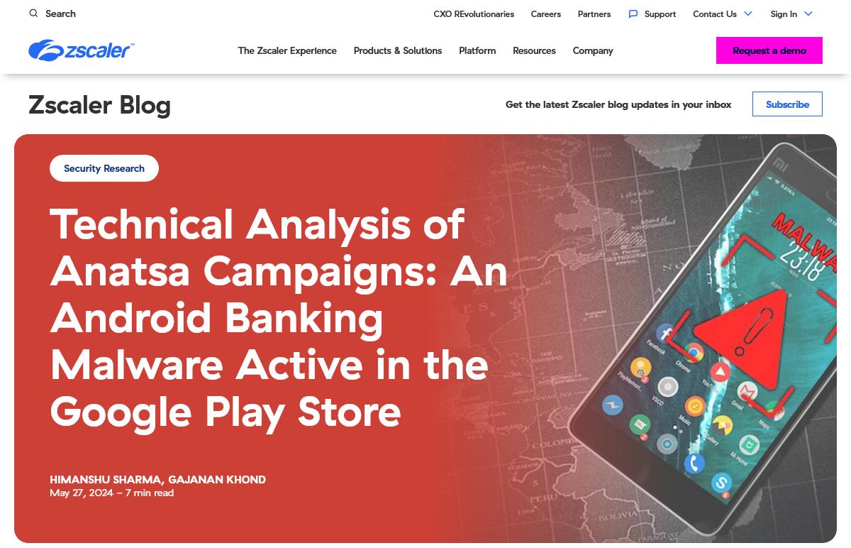 Anatsa Campaign Technical Analysis｜ThreatLabz