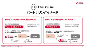 NTT Com、LLM「tsuzumi」を共に展開するパートナー参画企業を募集開始