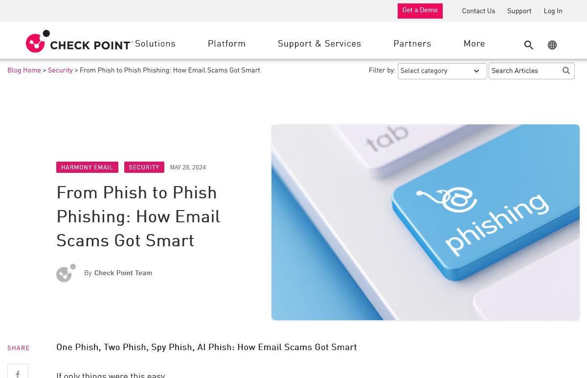 From Phish to Phish Phishing: How Email Scams Got Smart - Check Point Blog