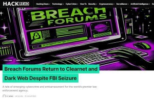 FBIに押収された「侵害フォーラム(Breach Forums)」、わずか2週間で復活
