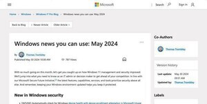 2024年5月のWindows 11アップデート - セキュリティやCopilot