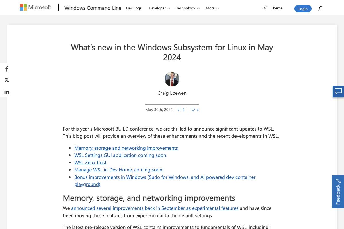 What's new in the Windows Subsystem for Linux in May 2024 - Windows Command Line