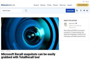 セキュリティ研究者、Microsoft Recallのデータ抽出ツールTotalRecall発表