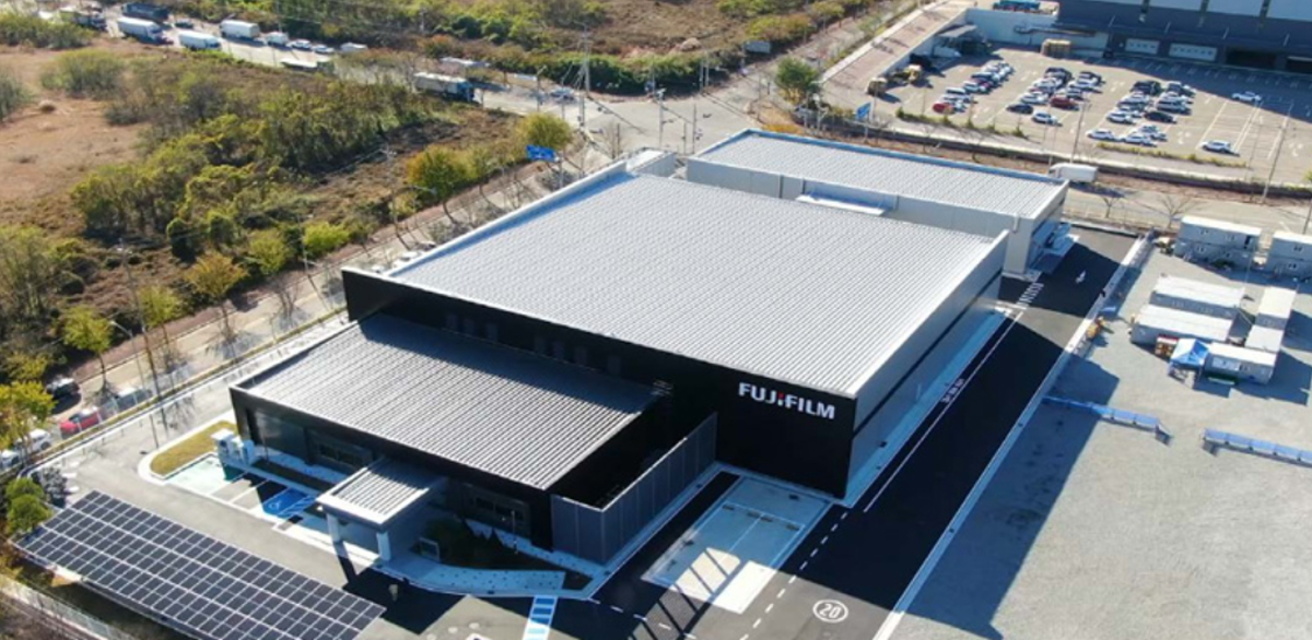 韓国平澤市にて竣工した新工場の外観