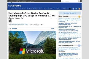 Windows 11 Insiderビルド、CPU使用率の上昇問題が発生