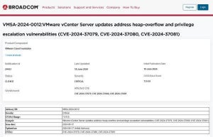 VMware vCenter Serverに緊急の脆弱性、アップデートを