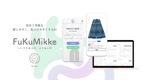 Iqilu、「FuKuMikke AI」のベータ版提供 AIが似合う服を提案、骨格やパーソナルカラーで識別