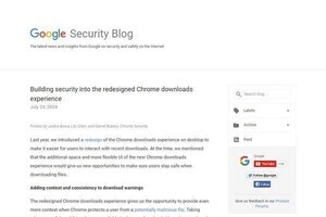 Google Chrome、ダウンロードファイルの危険度を警告 - マルウェアも検出