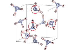兵庫県立大、アンモニア固体を常温においても安定化させることに成功