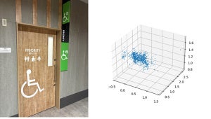 富士通とイオンモール太田、トイレ内での転倒や長時間利用の検出に向けた実証