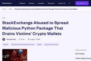 暗号資産を盗むPythonパッケージ発見、セキュリティソフトで検出できず注意