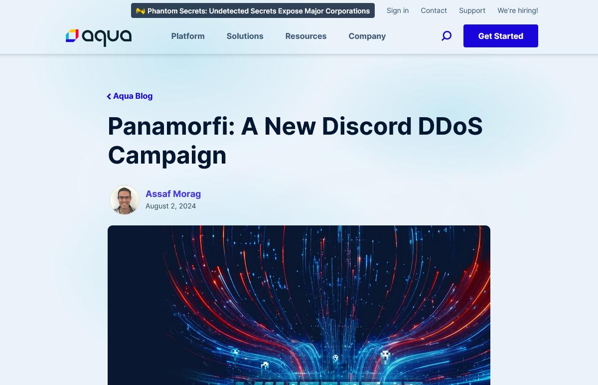 Panamorfi: A New Discord DDoS Campaign