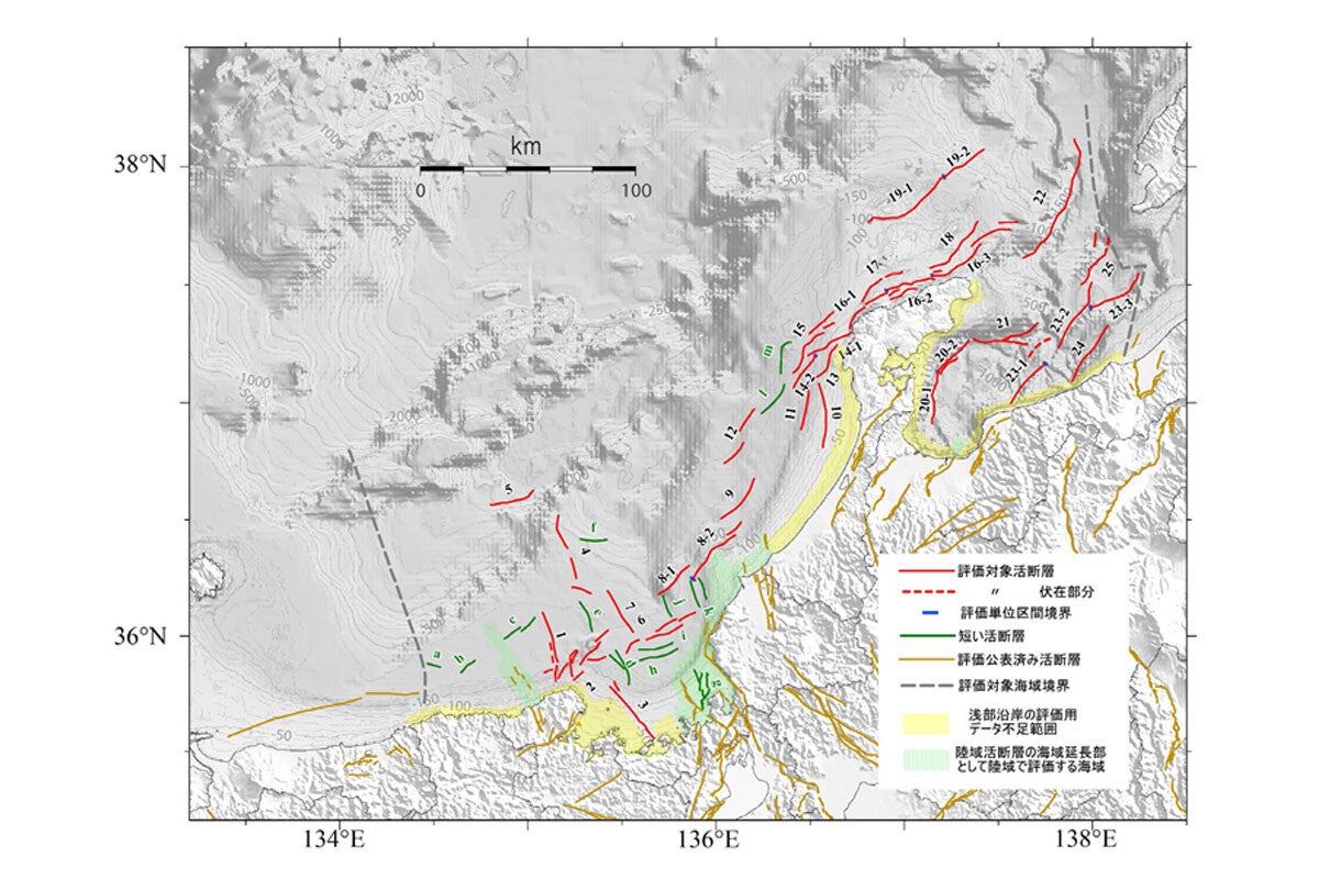 地震調査委、日本海に25カ所の活断層を指摘 最大M8級の大地震に備え前倒し公表 | TECH+（テックプラス）