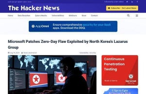 北朝鮮の脅威グループ、Windowsのゼロデイ悪用してサイバー攻撃