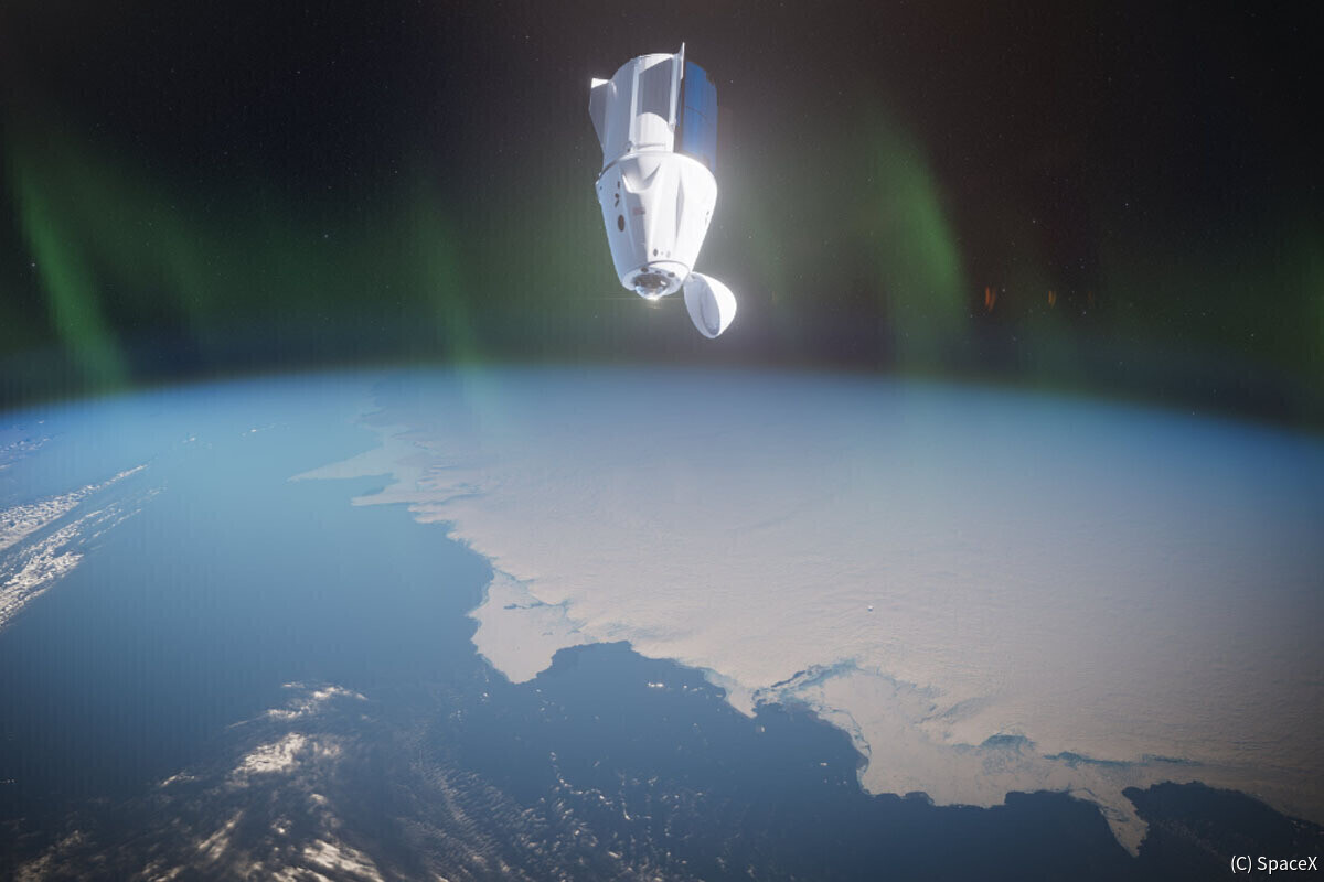 史上初、地球を南北に回る有人宇宙飛行「フラム2」 - スペースX