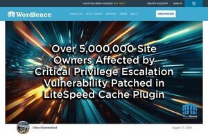 LiteSpeed Cacheプラグインに緊急の脆弱性、500万超のWebサイトに影響