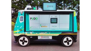 【移動型宅配サービスの実証実験】自動配送ロボに宅配便ロッカー「PUDOステーション」搭載