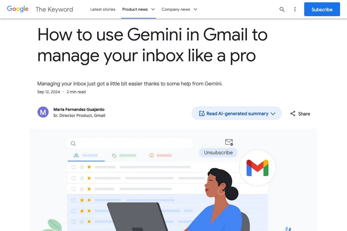 3 ways to use Gemini in the Gmail app