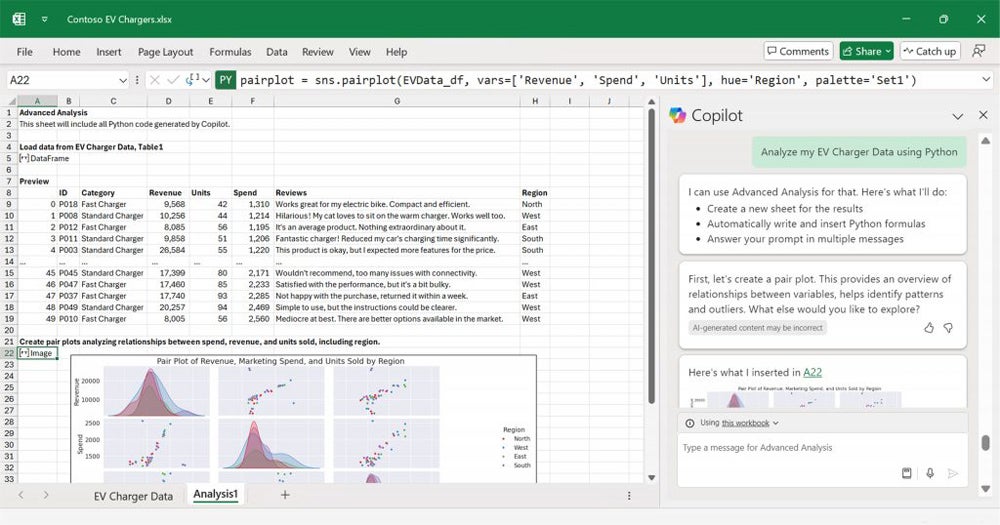 Pythonの操作をAIが手助けする「Copilot in Excel with Python」