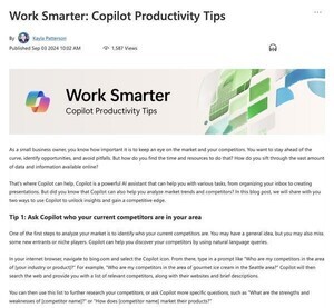 経営者がCopilotを活用して競争力を強化する2つの方法