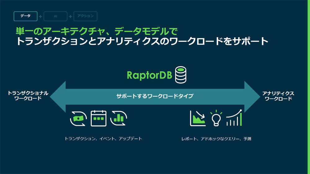 「Raptor DB」の概要