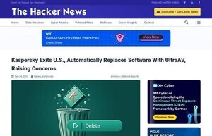 Kasperskyが米国撤退に先立ち、UltraAVへの強制アップデートを配信